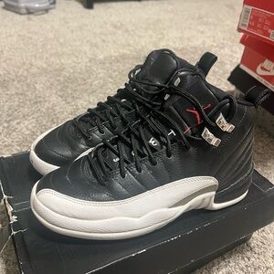 Vintage original Retro Jordan 12  ‘ Playoffs’ Black and White